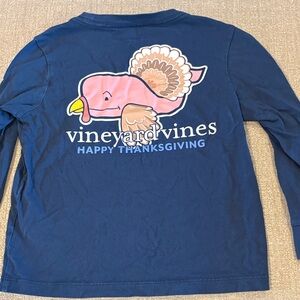 Vineyard Vines Navy Thanksgiving Turkey Tee